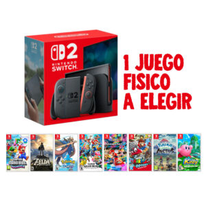 Consola Nintendo Switch 2 + 1 juego a elegir Edición Switch 1 (Americana)